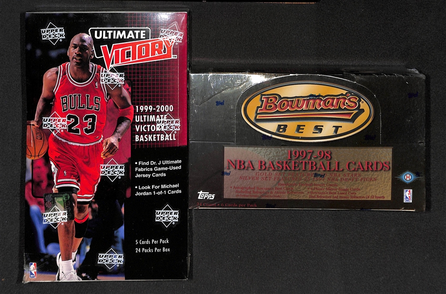 Lot Of 2 Sealed Basketball Wax Boxes W. Bowmans Best
