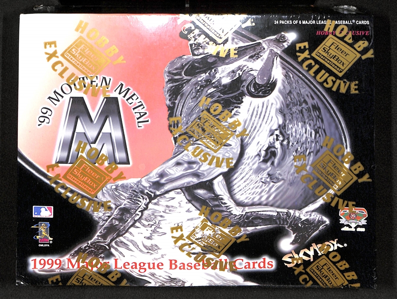 1999 Skybox Molten Metal Baseball Hobby Box