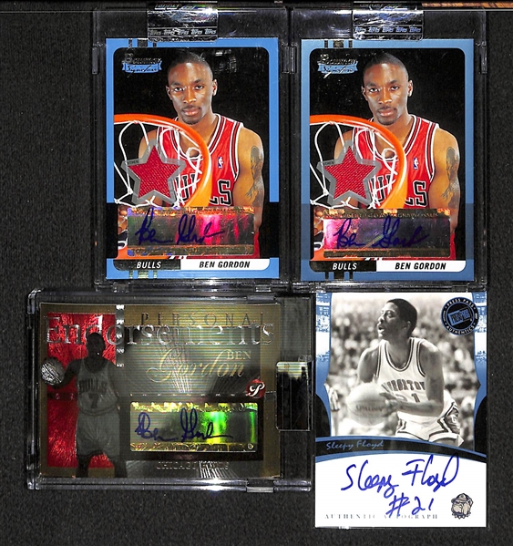 Lot Of 75 Basketball Autograph Cards