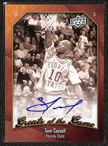 Lot Of 75 Basketball Autograph Cards