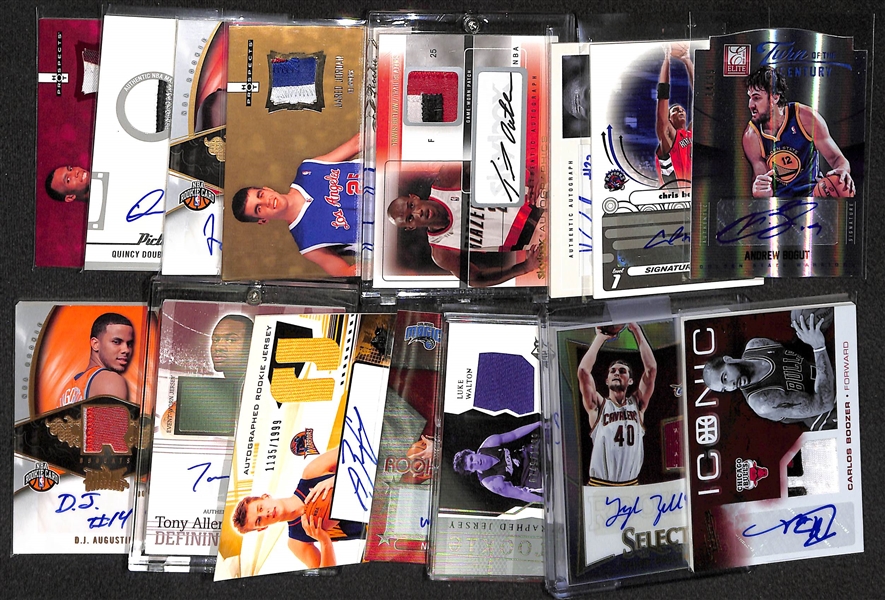 Lot Of 15 Basketball Auto Cards w. Bosh
