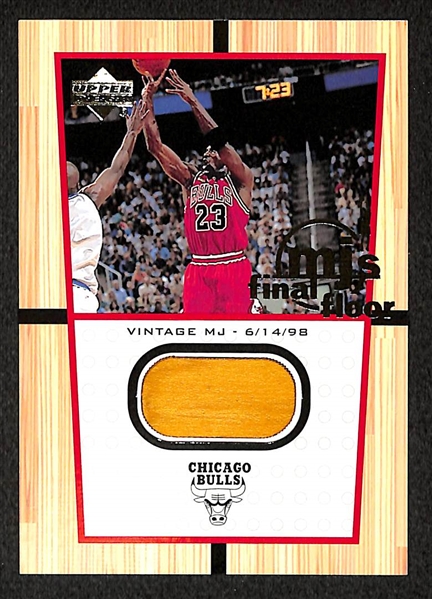 Lot Of 4 Michael Jordan Floor Relic Cards