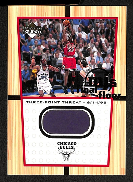 Lot Of 4 Michael Jordan Floor Relic Cards