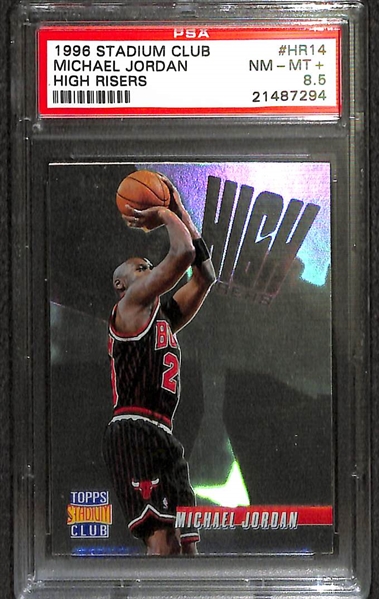 Lot Of 4 Michael Jordan Insert Cards