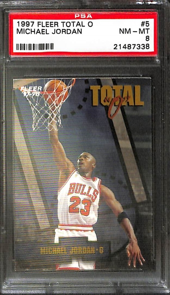 Lot Of 4 Michael Jordan Insert Cards