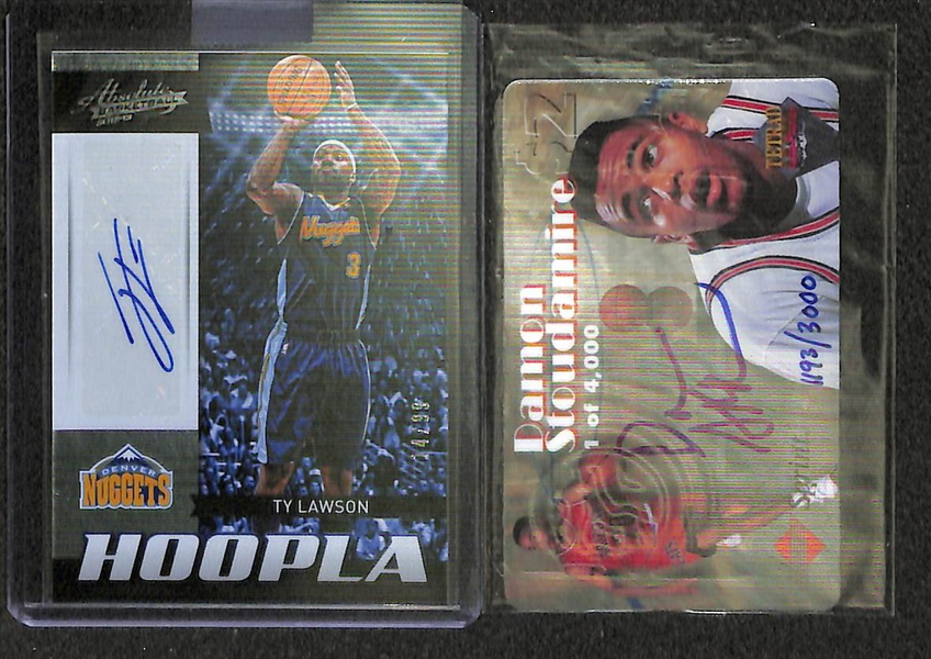 Lot Of 75 Basketball Autograph Cards