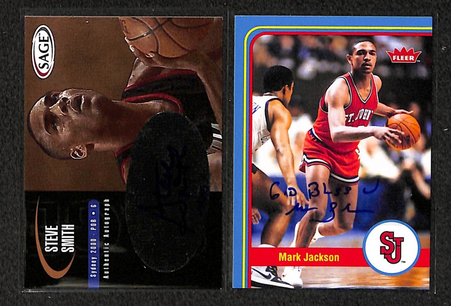 Lot Of 75 Basketball Autograph Cards