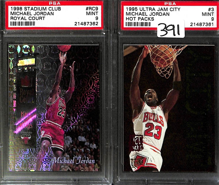 Lot Of 18 Michael Jordan Cards - Mostly Graded