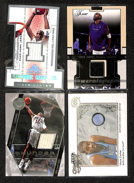 Lot Of 28 Vince Carter Relic Cards
