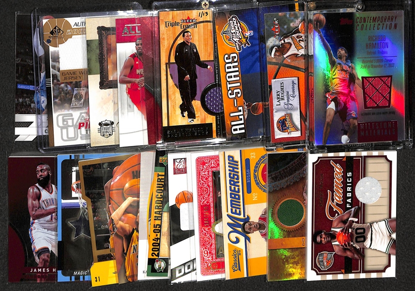 Lot Of 20 Basketball Stars Jersey Cards w. Rose