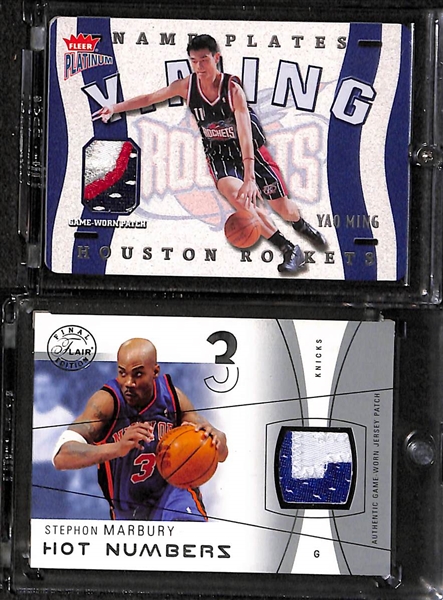 Lot Of 8 Basketball Stars Patch Cards
