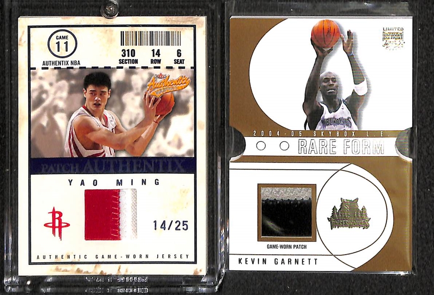 Lot Of 8 Basketball Stars Patch Cards