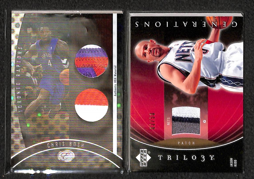 Lot Of 8 Basketball Stars Patch Cards