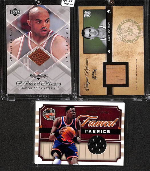 Lot Of 21 Basketball Stars Relic Cards w. Anthony