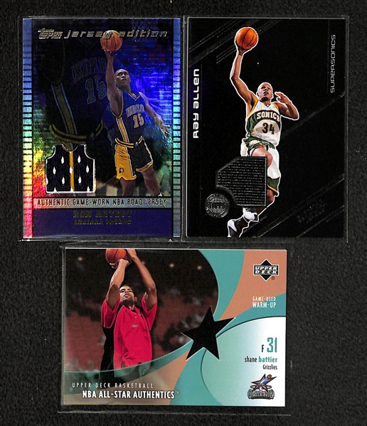 Lot Of 100 Basketball Relic Cards