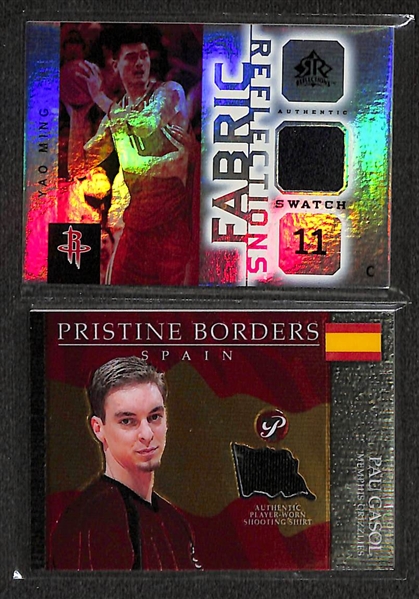 Lot Of 100 Basketball Relic Cards