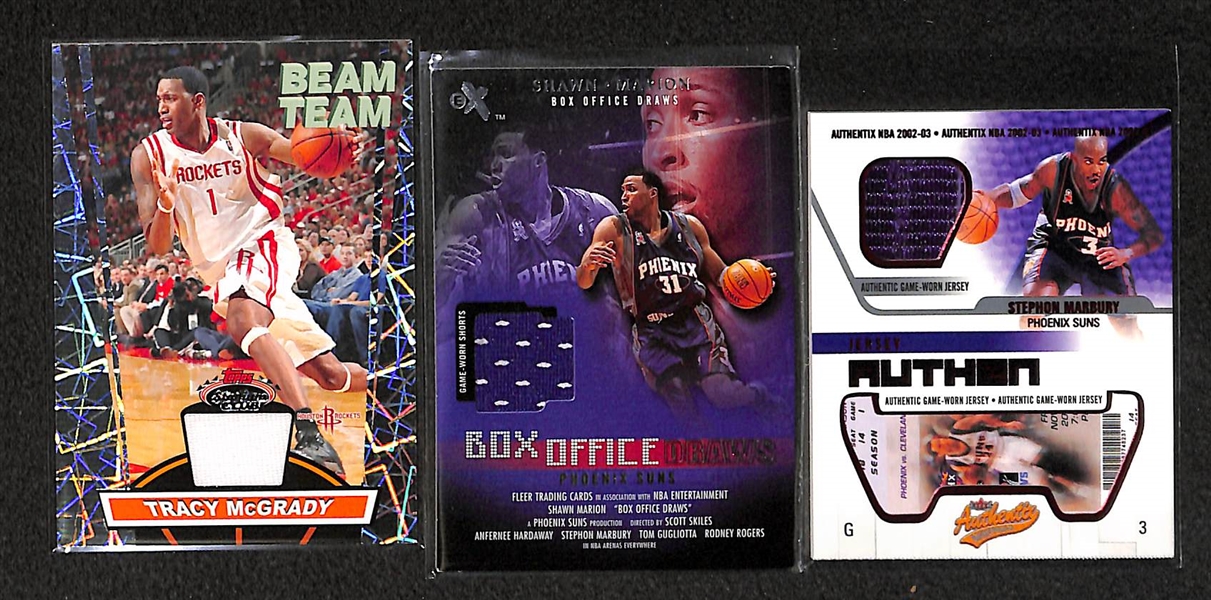 Lot Of 100 Basketball Relic Cards