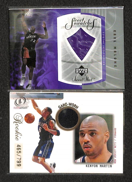 Lot Of 100 Basketball Relic Cards