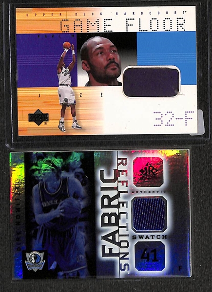Lot Of 125 Basketball Relic Cards