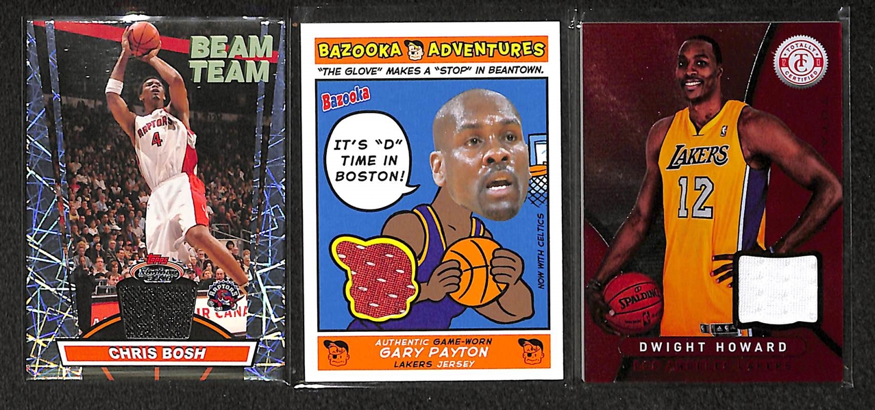 Lot Of 125 Basketball Relic Cards