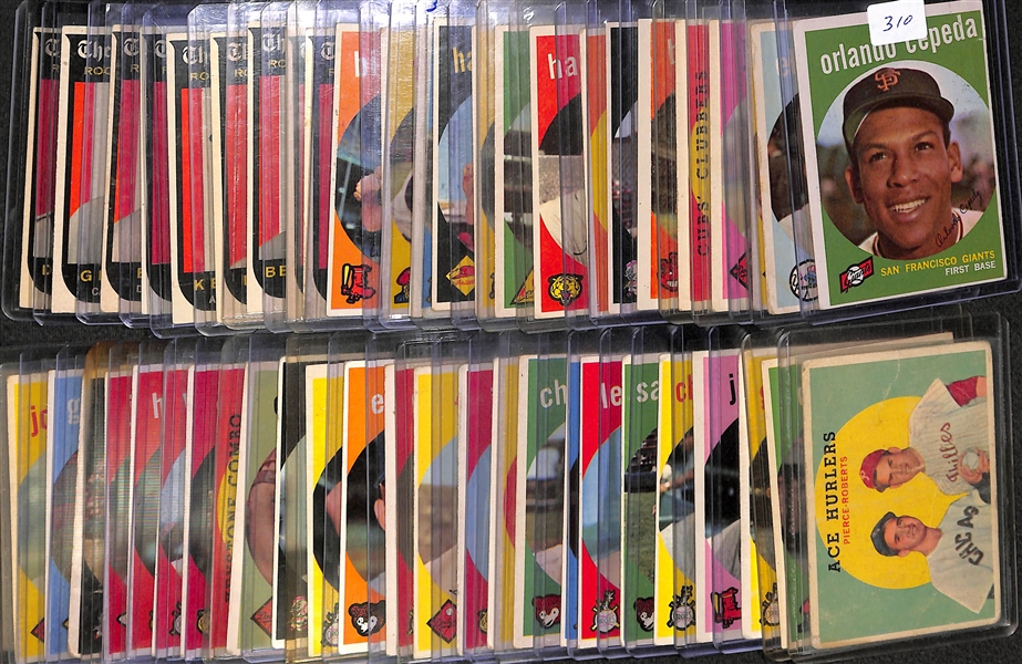 Lot Of 50 1959 Topps Different Baseball Cards