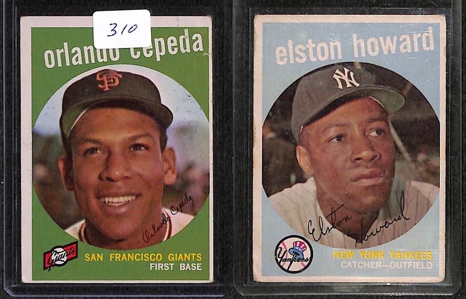 Lot Of 50 1959 Topps Different Baseball Cards