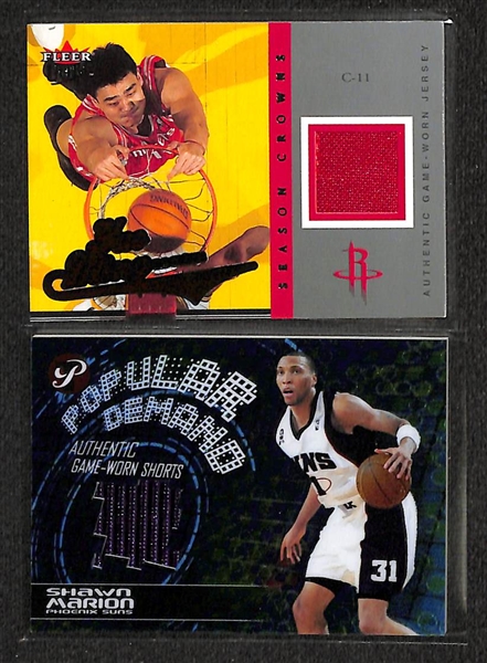 Lot Of 100 Basketball Relic Cards