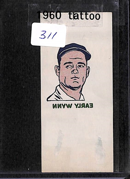 Lot Of 11 1960 Topps Tattoos W/ Wynn