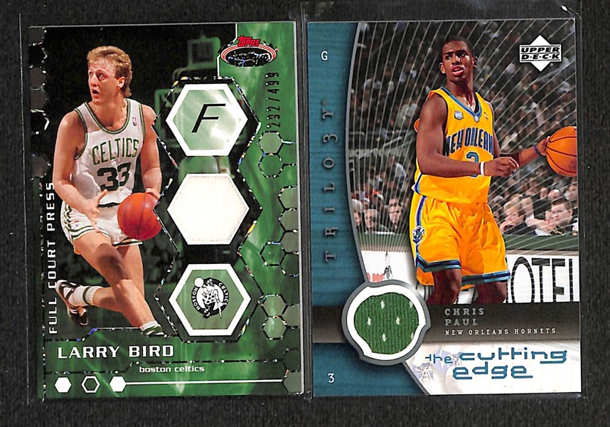 Lot Of 100 Basketball Relic Cards