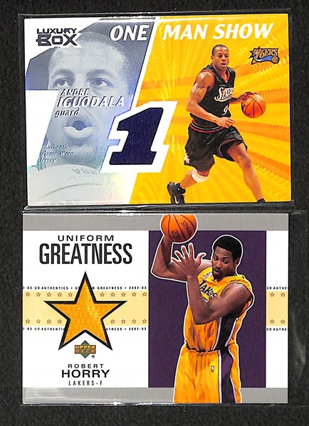 Lot Of 100 Basketball Relic Cards