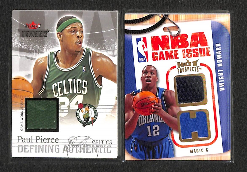 Lot Of 100 Basketball Relic Cards