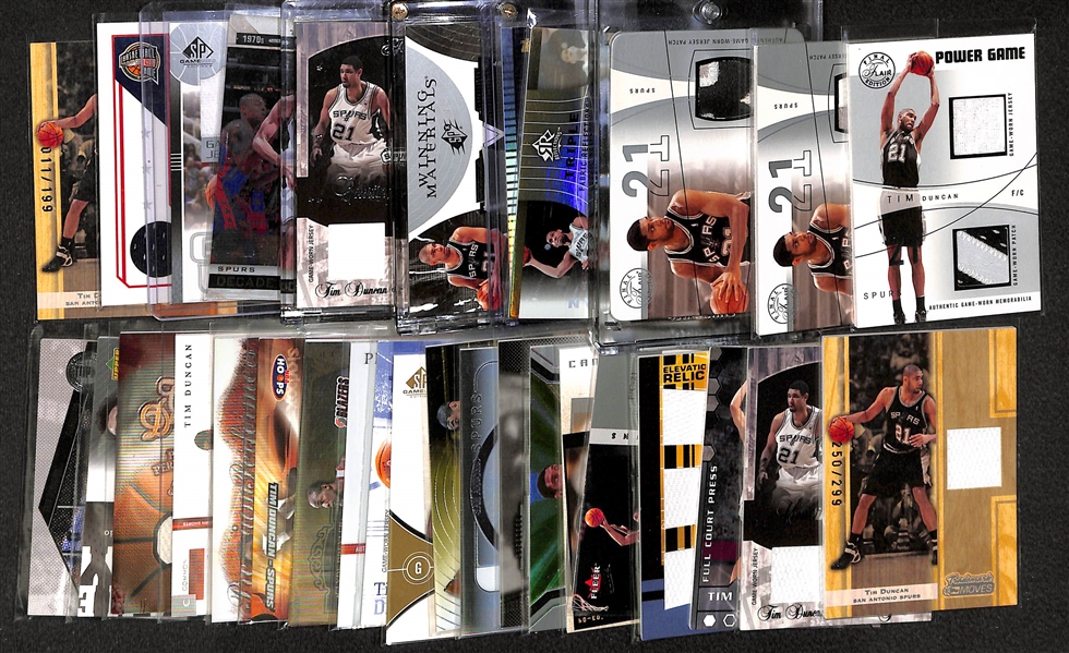 Lot Of 33 Tin Duncan Relic Cards