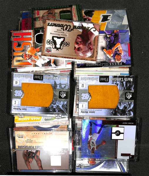 Lot Of 100 Basketball Relic Cards