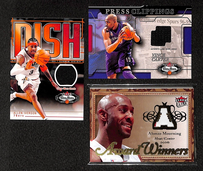 Lot Of 100 Basketball Relic Cards