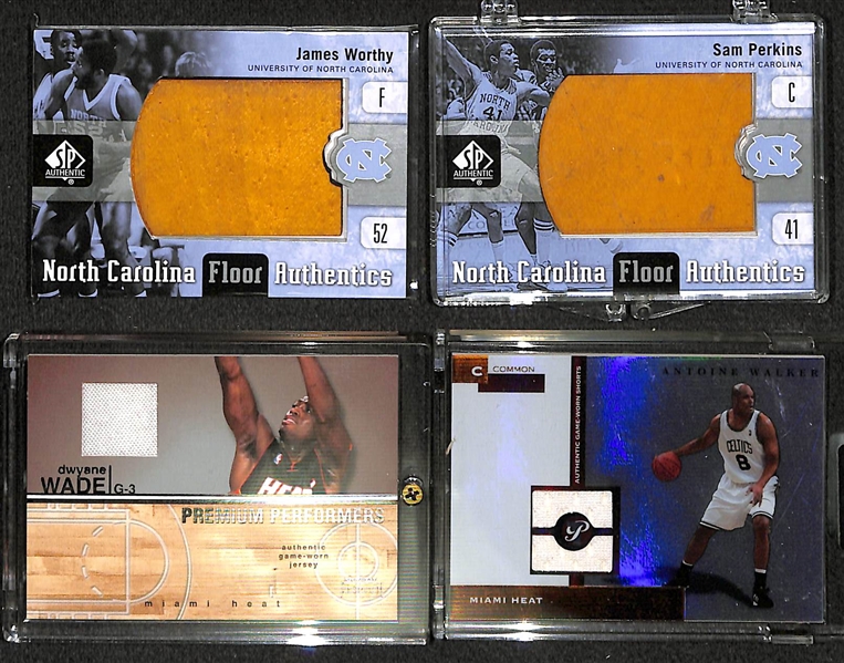 Lot Of 100 Basketball Relic Cards