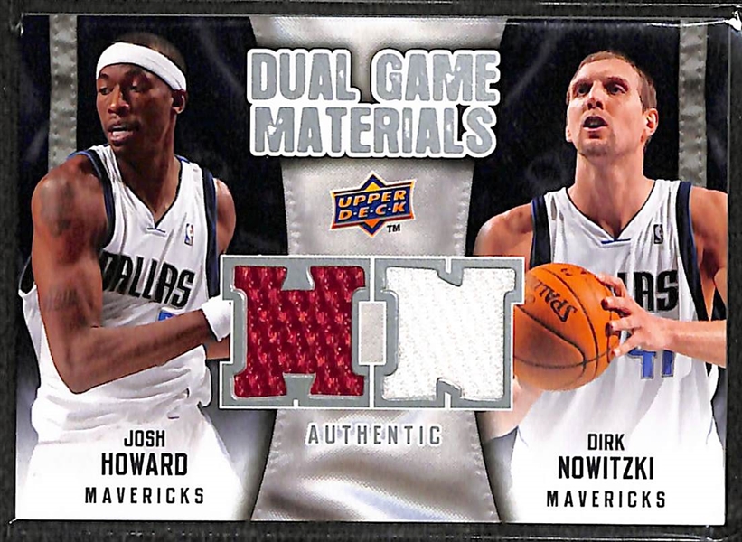 Lot Of 60 Basketball Dual Jersey Cards