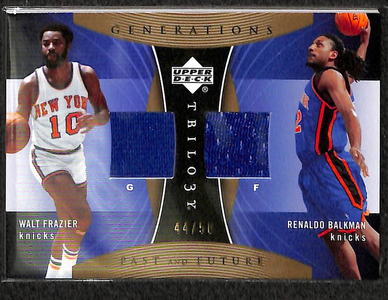 Lot Of 60 Basketball Dual Jersey Cards