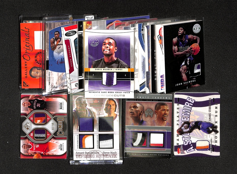 Lot Of 24 Basketball Patch Cards