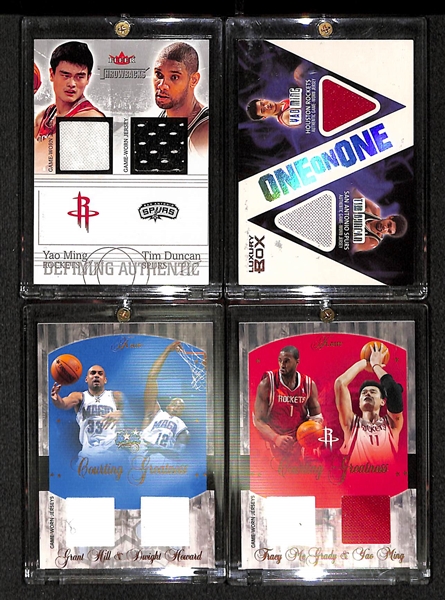 Lot Of 23 Basketball Stars Dual Jersey Cards