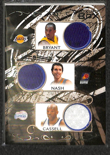 Lot of 24 Basketball Triple Jersey Cards