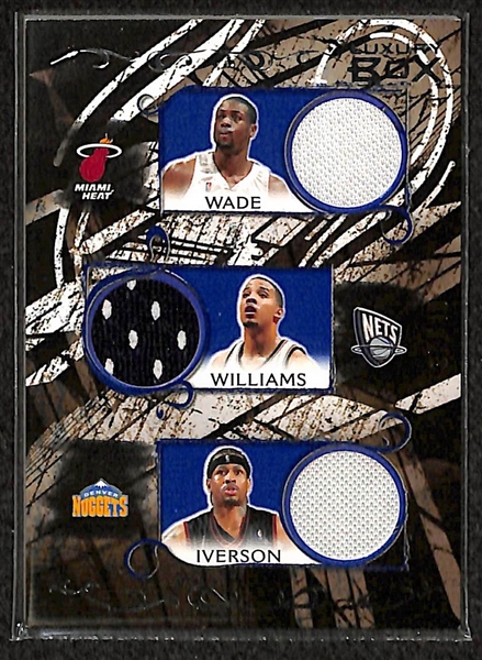 Lot Of 23 Basketball 3-8 Piece Jersey Cards