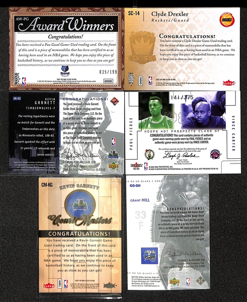 Lot Of 100 + Basketball Jersey/Relic Cards