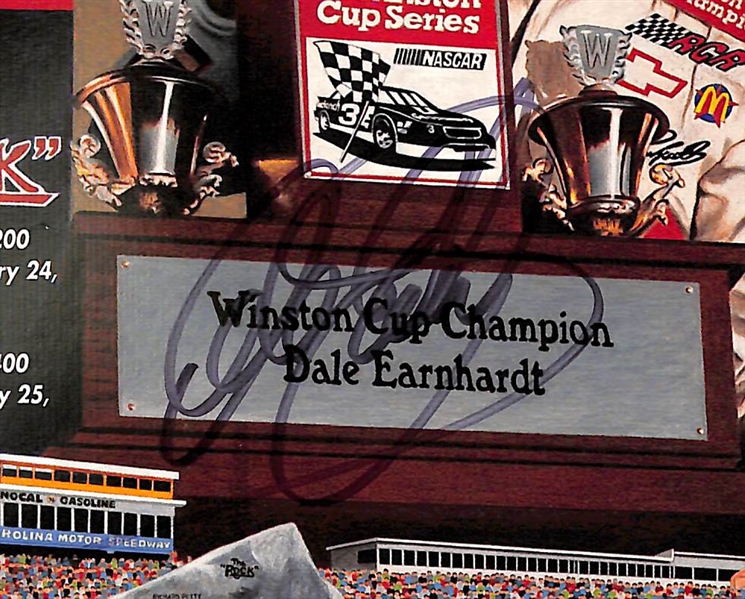 Dale Earnhart Sr Signed Brickyard Program - PSA COA