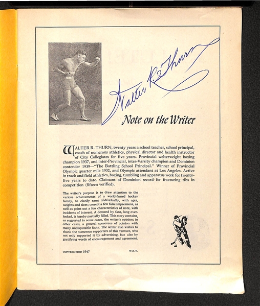 1947 The Famous Bentleys Booklet Signed By Walter Thurn