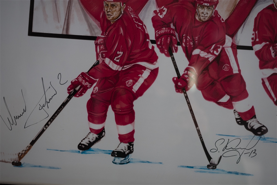 Russian Five Signed Lithograph W/ Fedorov