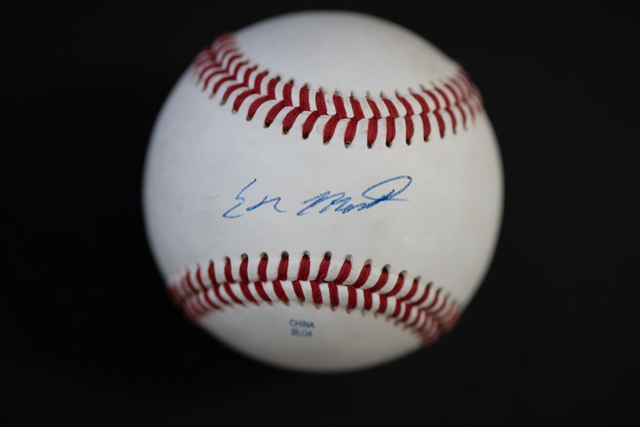 Lot Of 4 Phillies Signed Baseballs w. Charlie Manuel