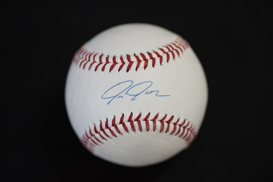 Lot Of 4 Phillies Signed Baseballs w. Charlie Manuel
