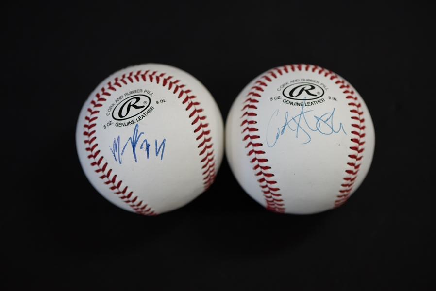 Maikel Franco & Cody Asche Signed Baseballs