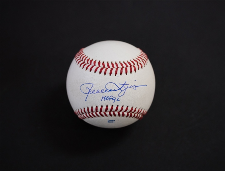 Lot Of 3 Baseball Stars Signed Baseballs w. Rollie Fingers