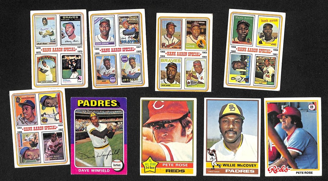 Lot Of 250+  Assorted Baseball Cards From 1972-1987